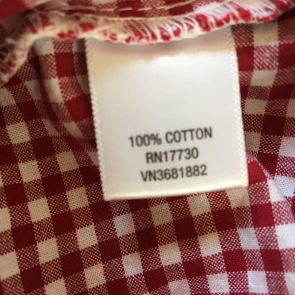 Merona Red Gingham Sleeveless Dress - Picture 9 of 9